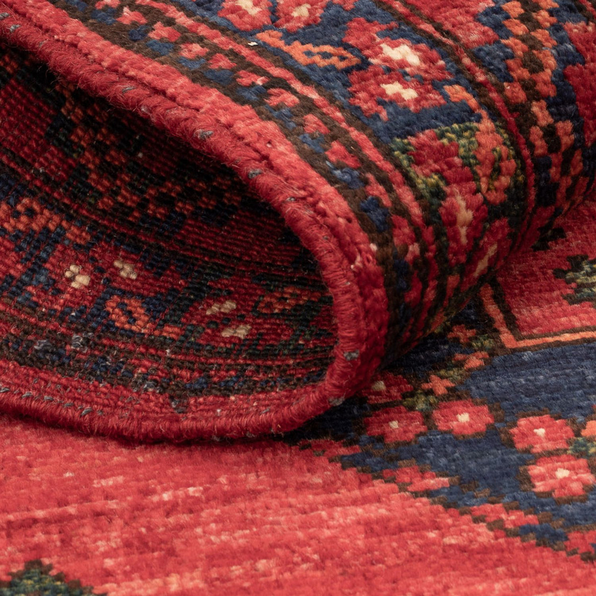Afghan Rug - 126 x 84 cm - red
