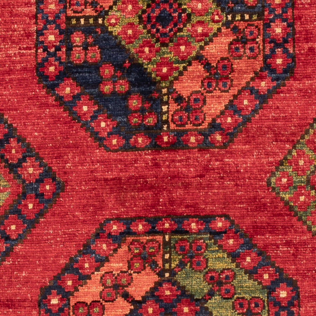 Afghan Rug - 123 x 82 cm - red