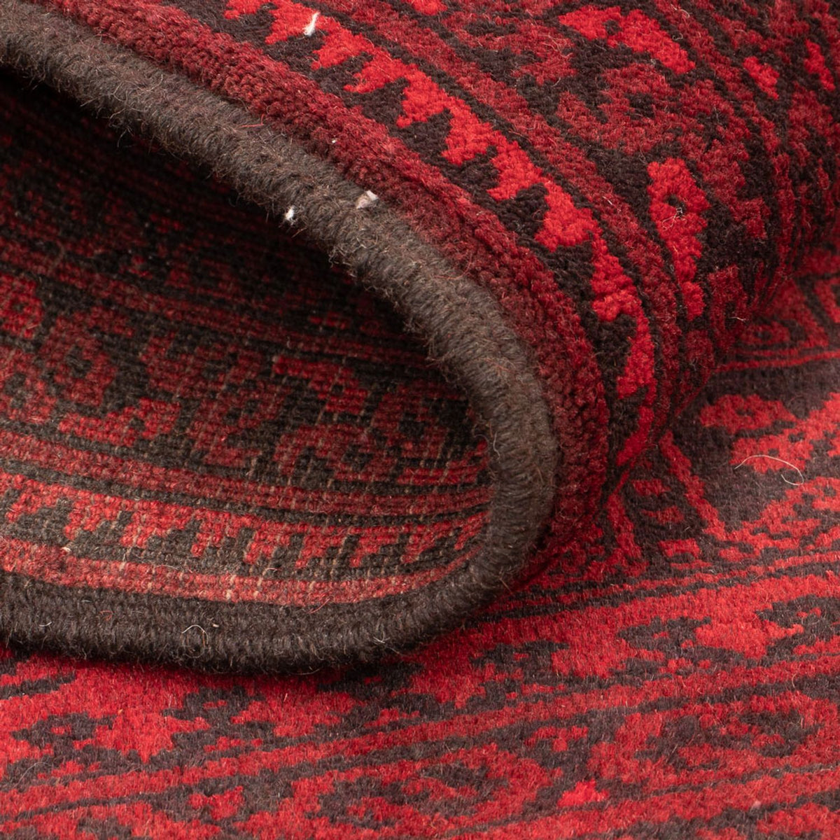 Afghan Rug - Filpa - 120 x 80 cm - red