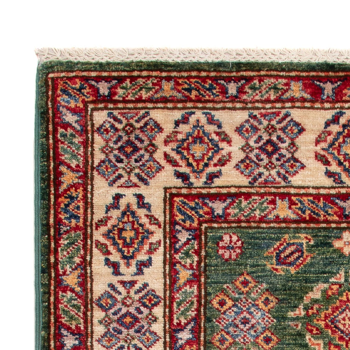 Ziegler Teppich - Kazak - Royal - 124 x 82 cm - grün