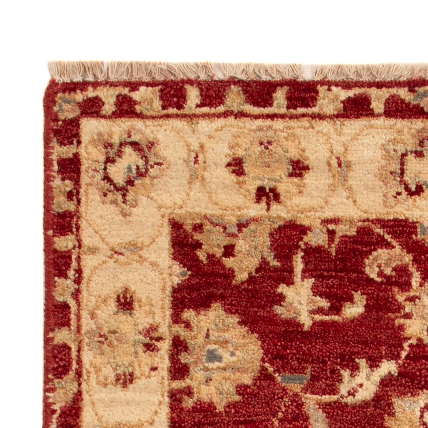 Ziegler Teppich - 90 x 60 cm - bordeauxrot