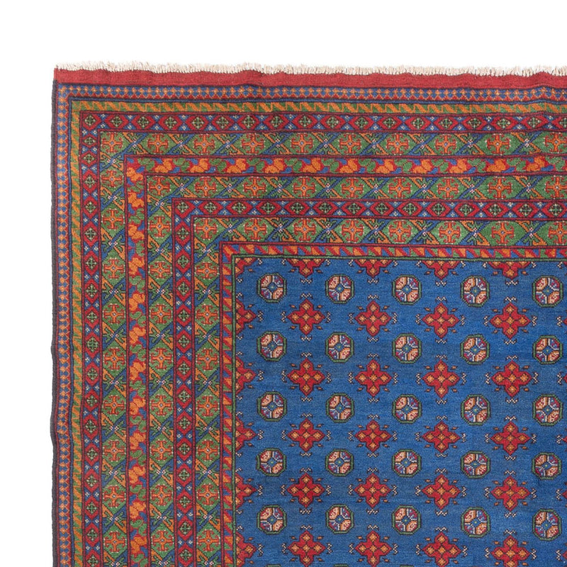 Afghan Rug - Filpa - 392 x 300 cm - blue