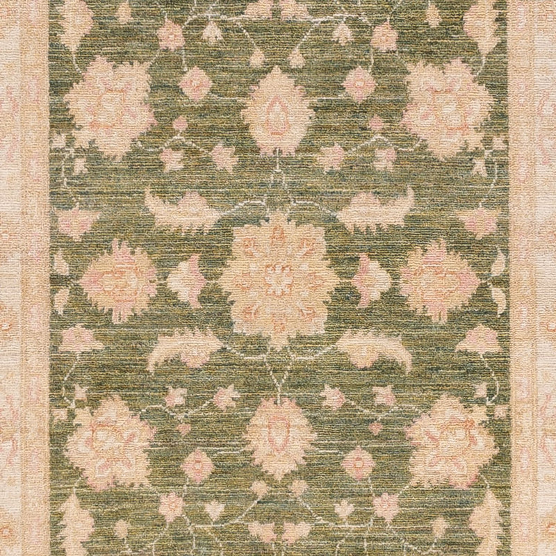 Runner Ziegler Rug - 365 x 102 cm - olive green