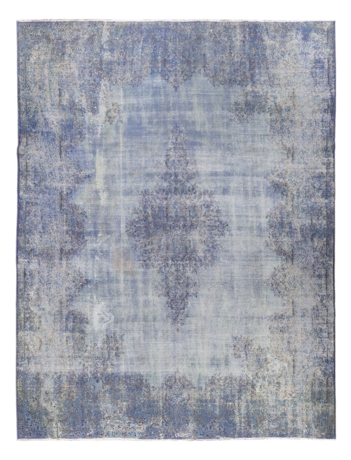 Vintage Rug - 355 x 266 cm - dark blue