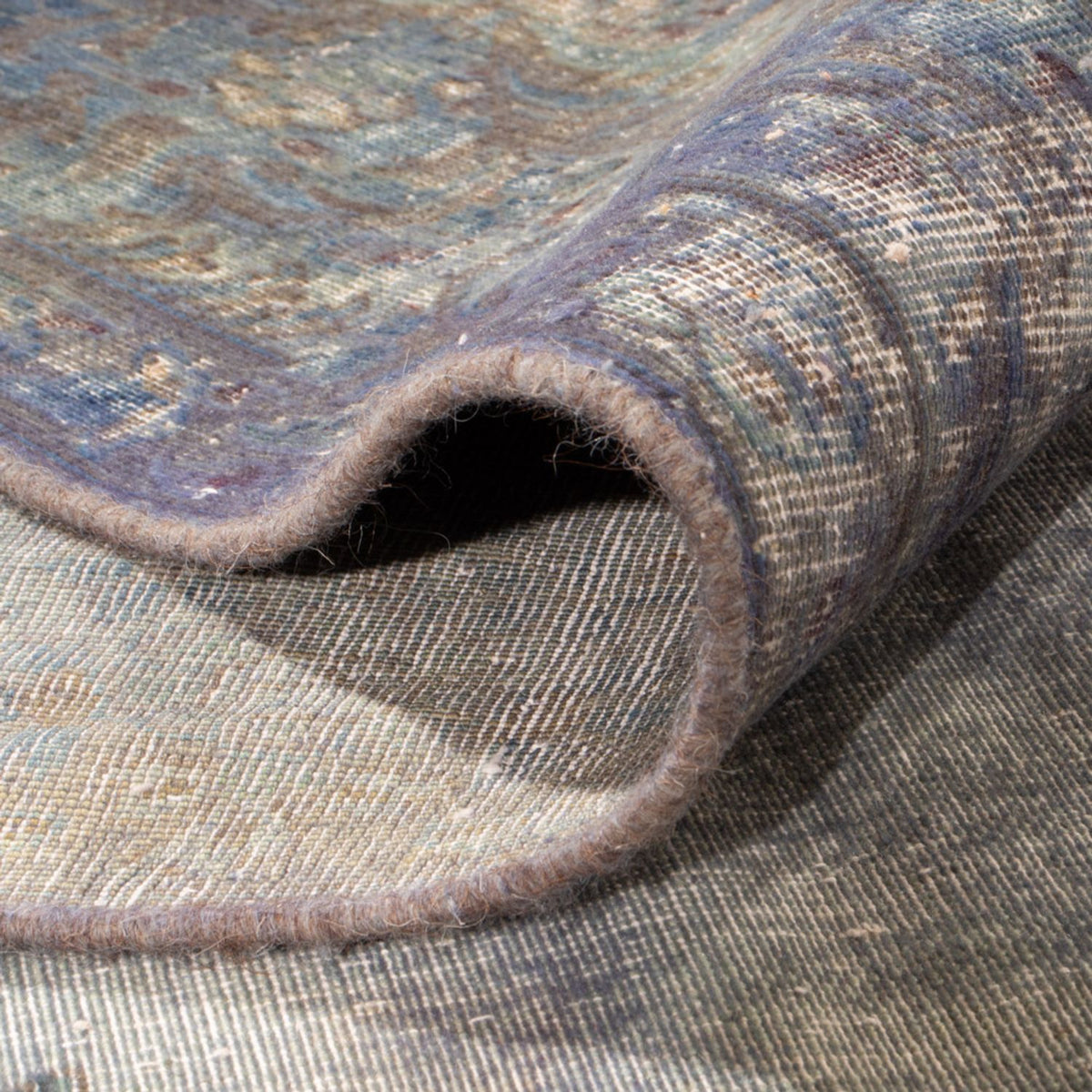 Vintage Rug - 355 x 266 cm - dark blue