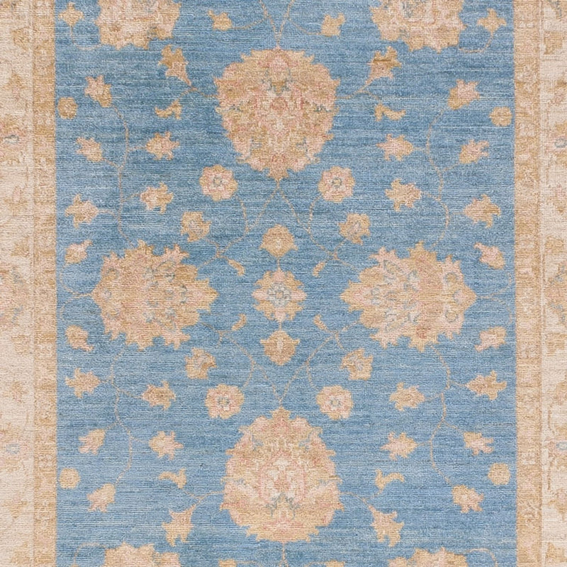 Runner Ziegler Rug - 394 x 124 cm - blue