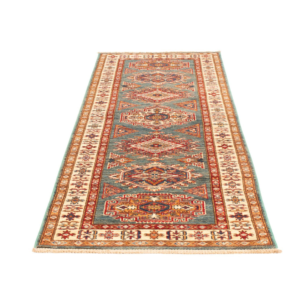 Runner Ziegler Rug - Kazak - 245 x 79 cm - multicolored