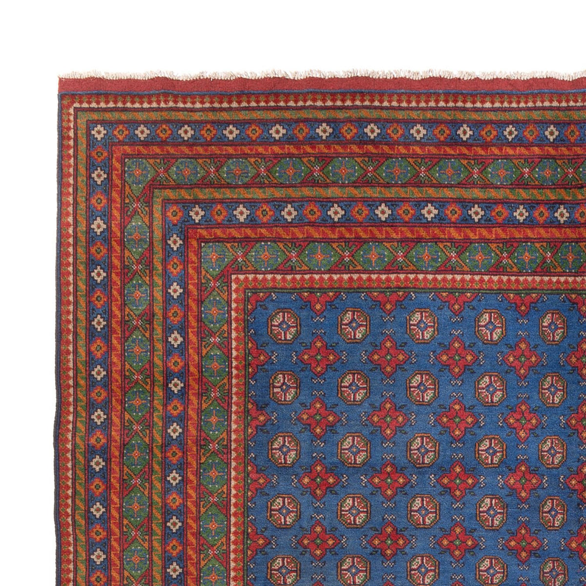 Afghan Rug - Filpa - 394 x 300 cm - blue