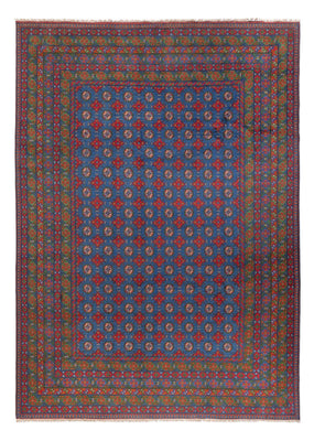 Afghan Rug - Filpa - 355 x 252 cm - blue