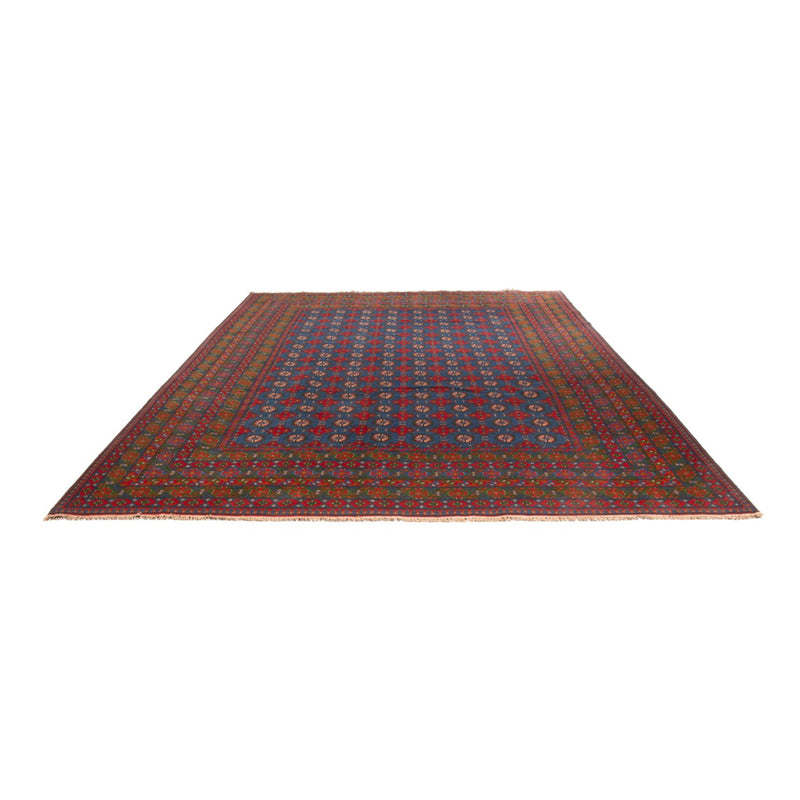 Afghan Rug - Filpa - 355 x 252 cm - blue