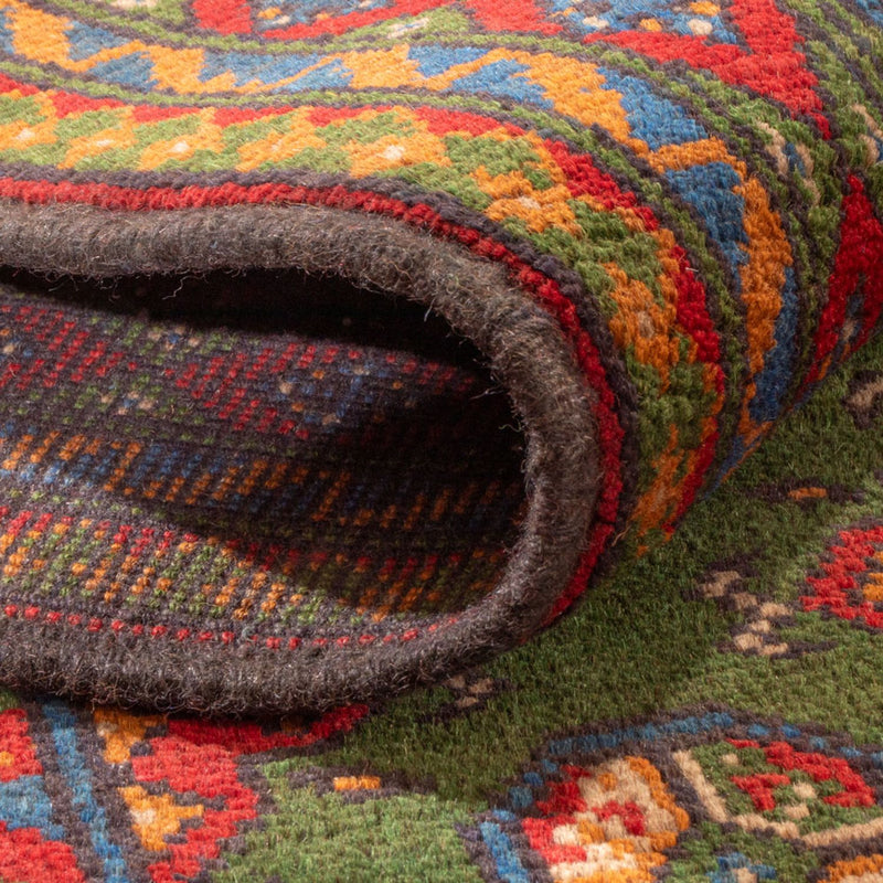 Afghan Rug - Filpa - 298 x 200 cm - green