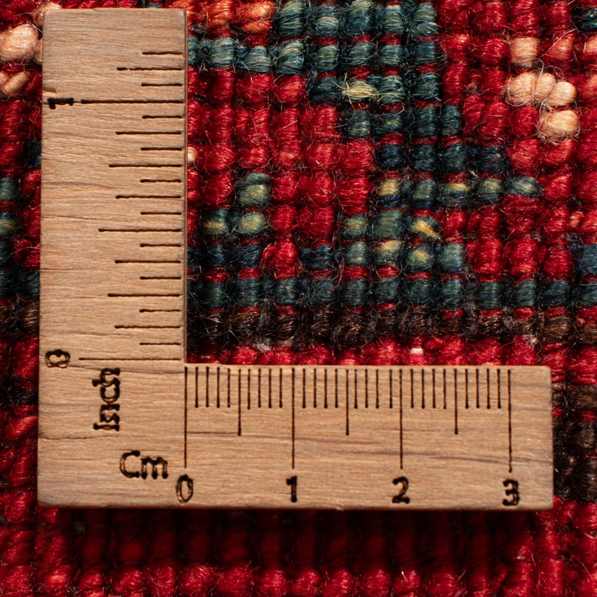 Runner Afghan Rug - 220 x 87 cm - red