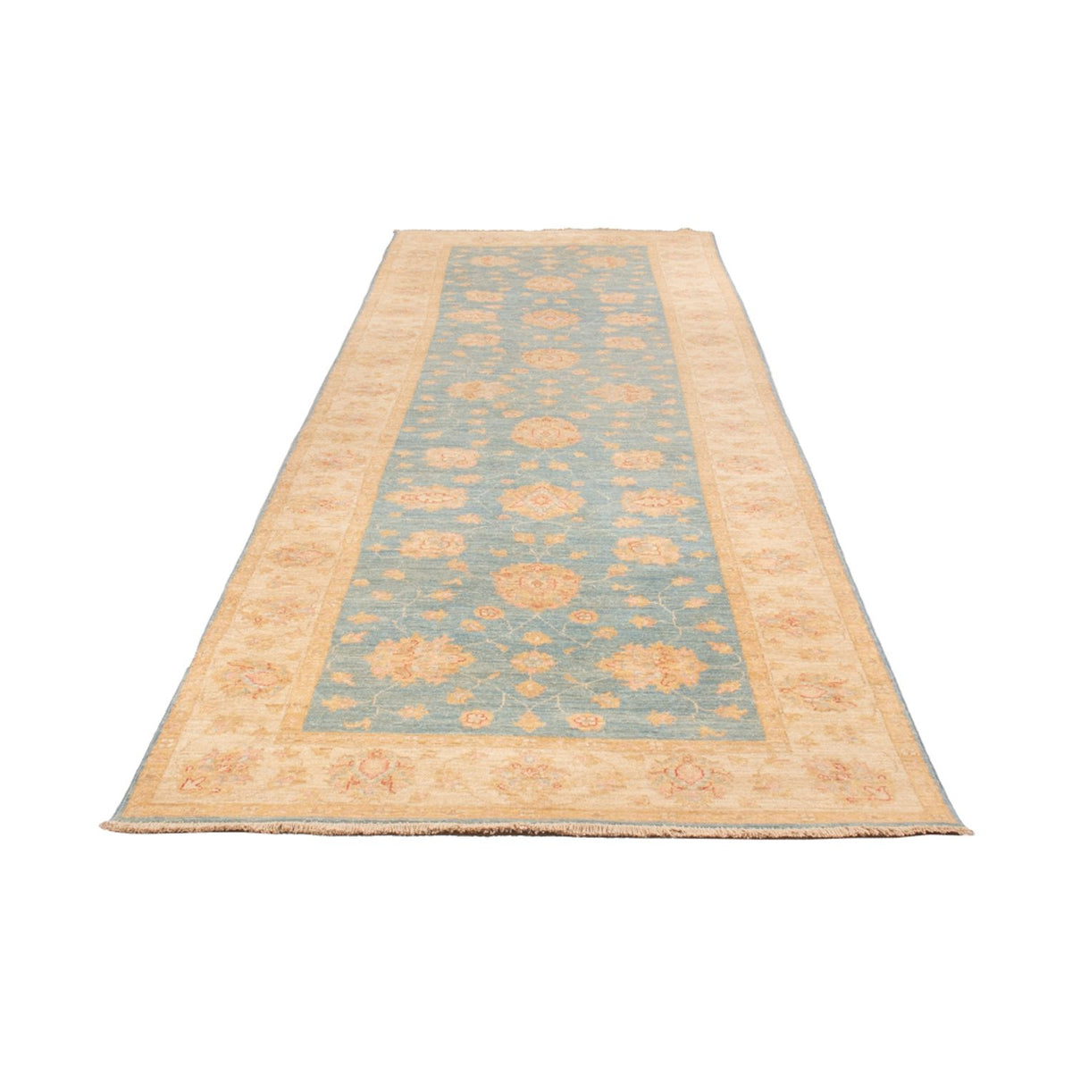 Runner Ziegler Rug - 396 x 121 cm - light blue