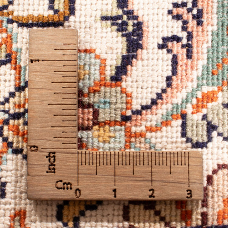 Runner Silk Rug - Kashmir Silk - 480 x 79 cm - dark beige