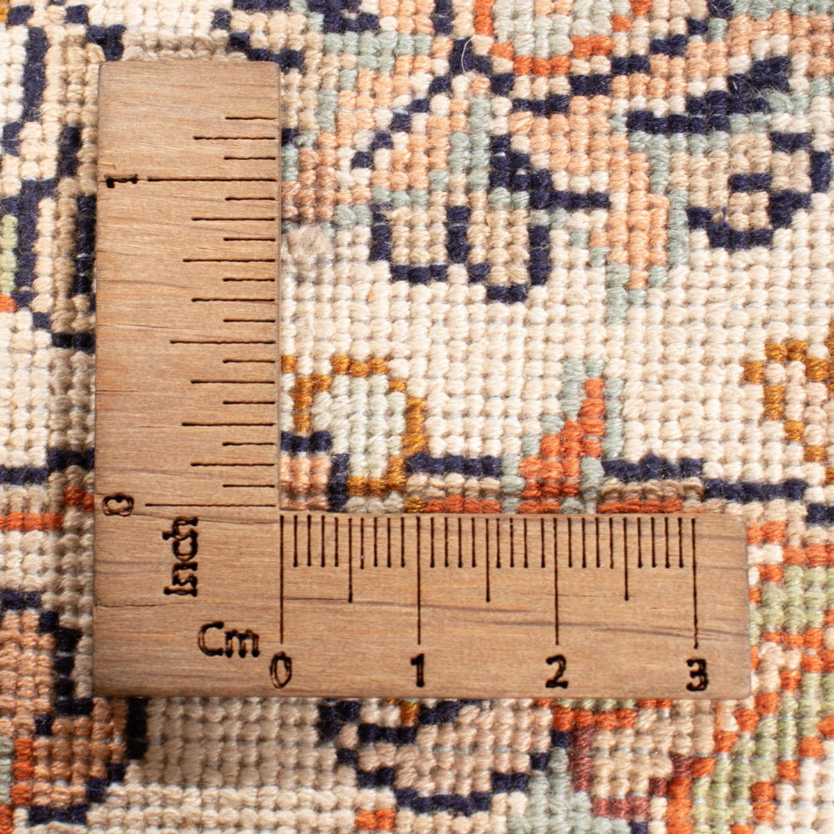 Runner Silk Rug - Kashmir Silk - 447 x 98 cm - cream