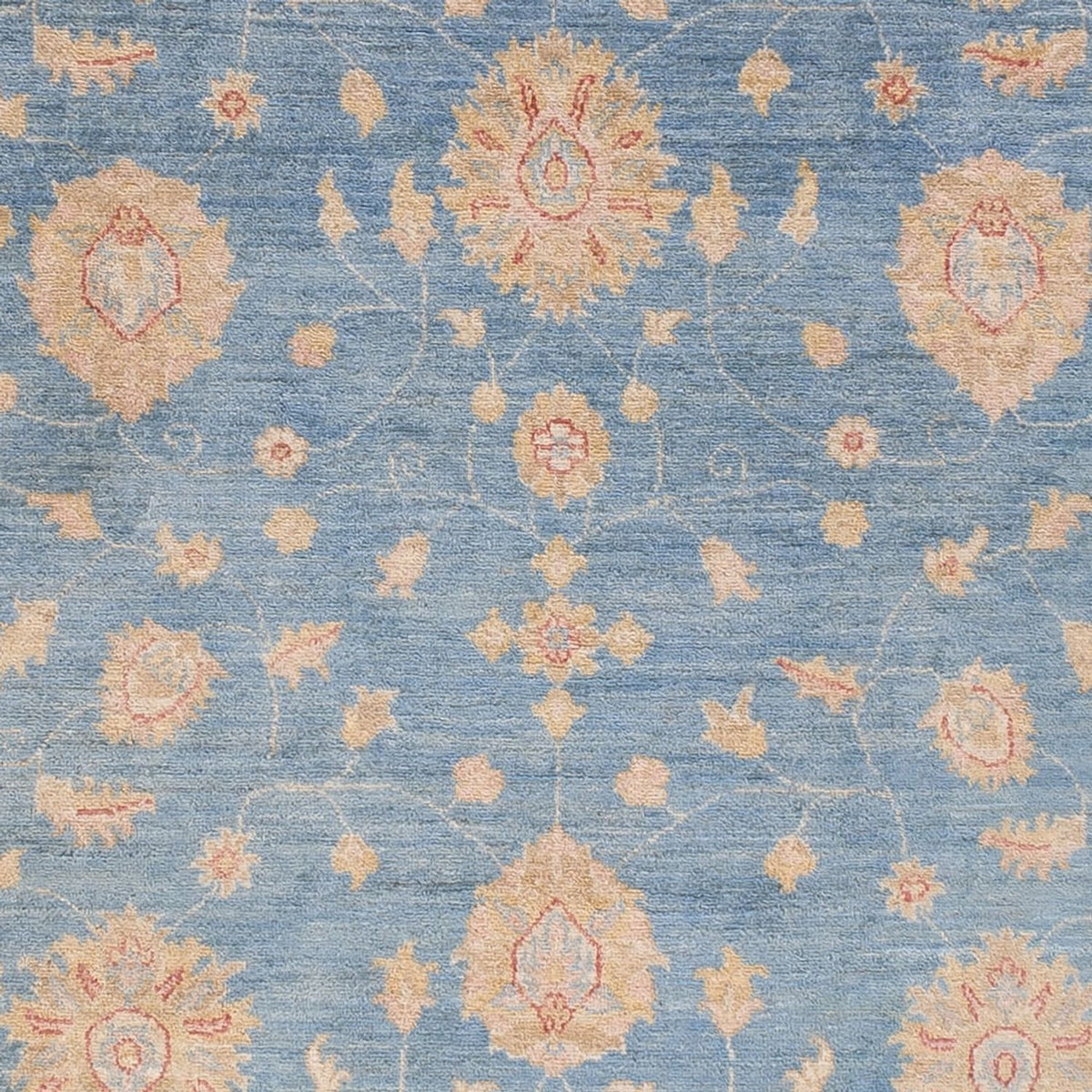 Runner Ziegler Rug - 485 x 143 cm - light blue
