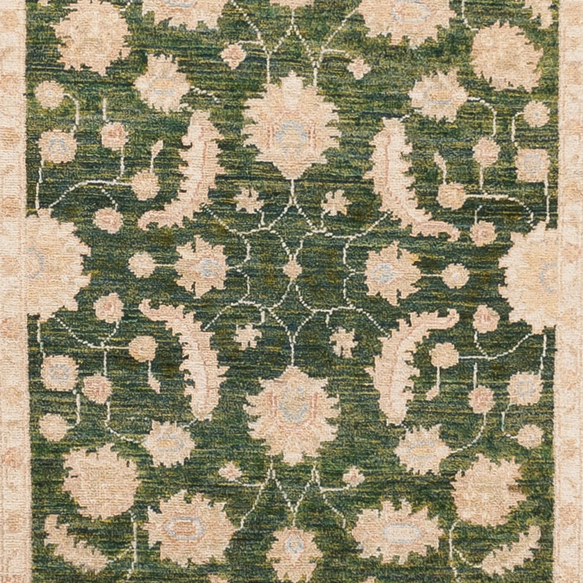 Runner Ziegler Rug - 455 x 102 cm - green
