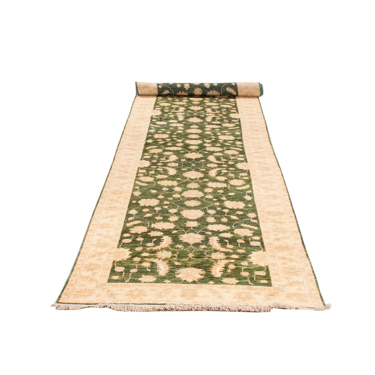 Runner Ziegler Rug - 455 x 102 cm - green