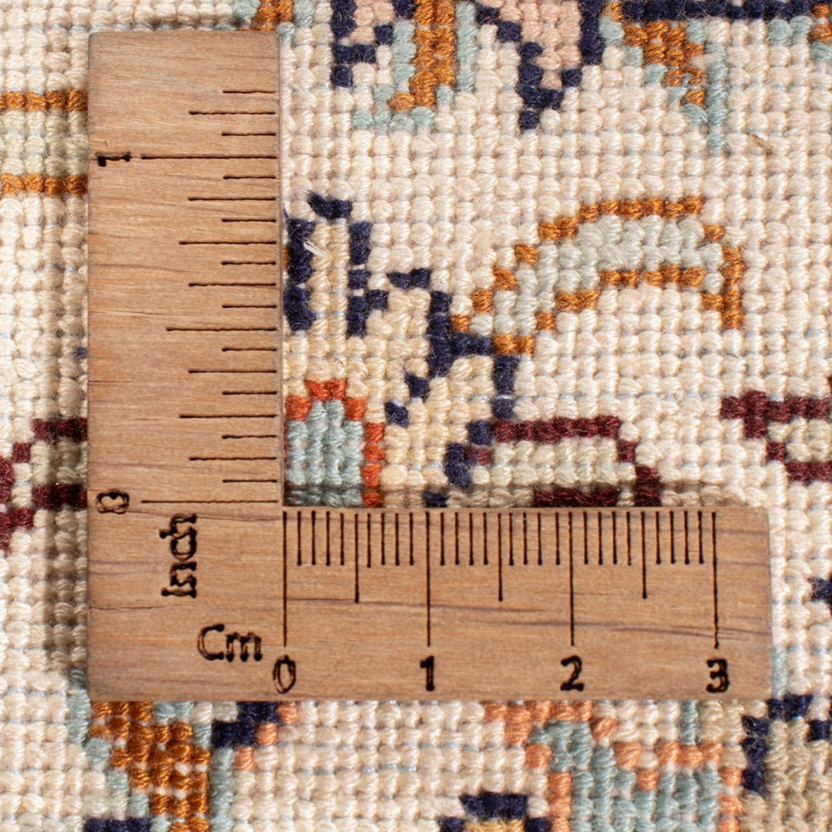 Runner Silk Rug - Kashmir Silk - 444 x 94 cm - beige