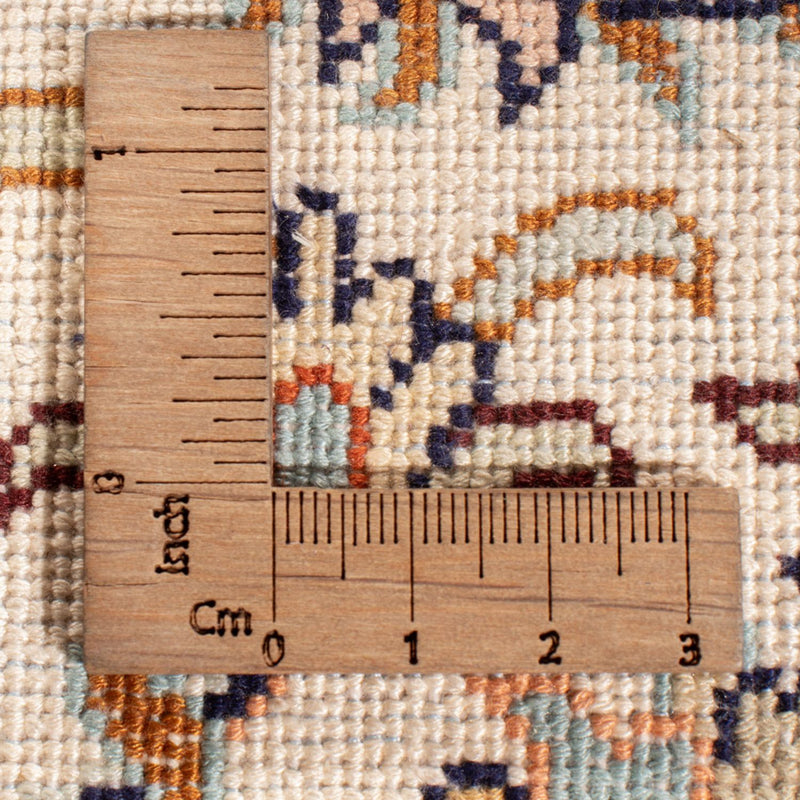 Runner Silk Rug - Kashmir Silk - 444 x 94 cm - beige