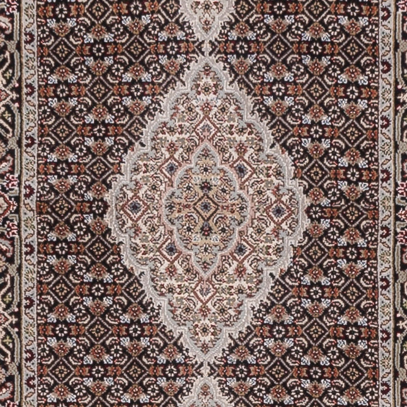 Runner Oriental Rug - Tabriz - 406 x 82 cm - anthracite