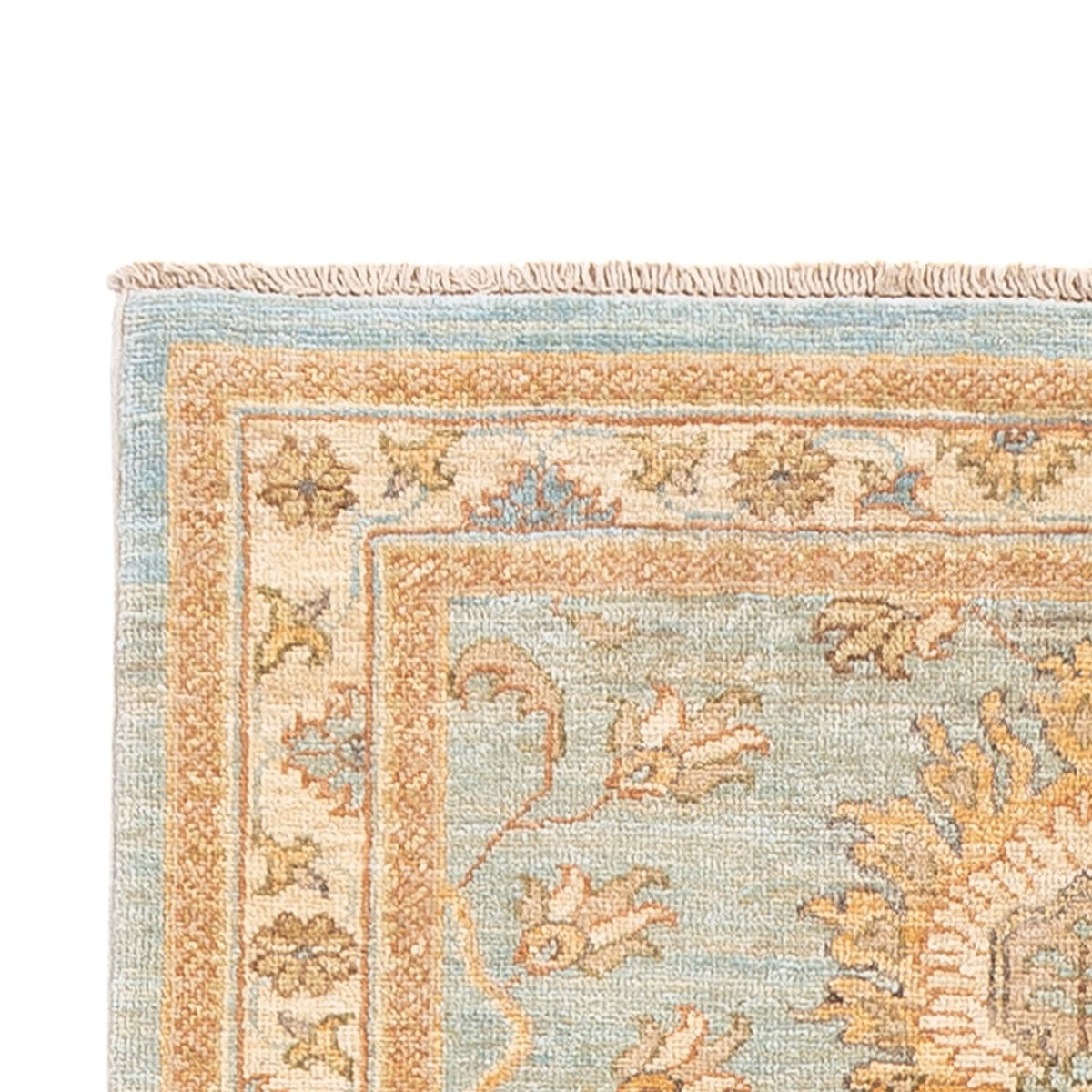 Runner Ziegler Rug - 239 x 82 cm - turquoise