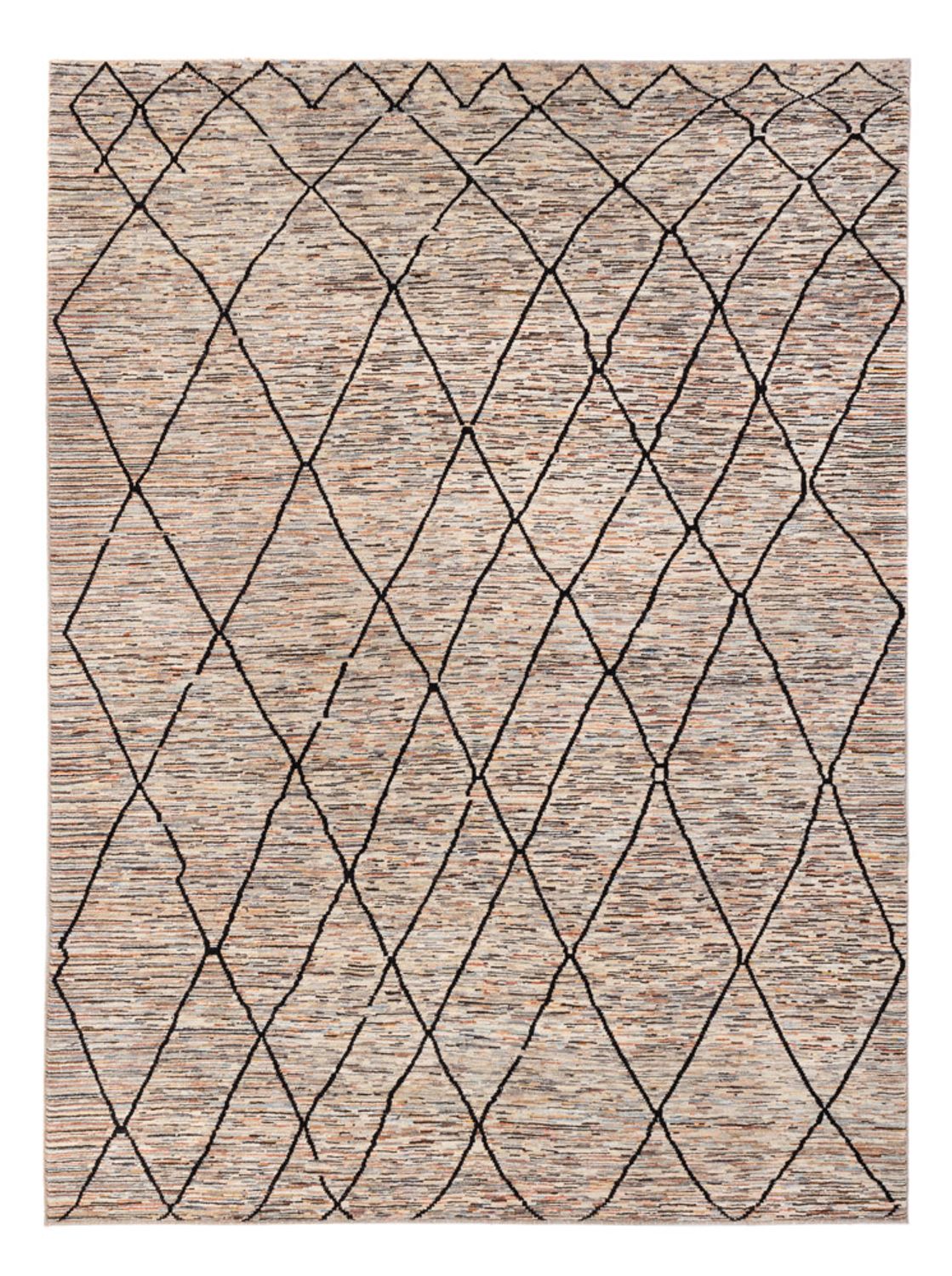 Designer Rug - 284 x 218 cm - dark beige