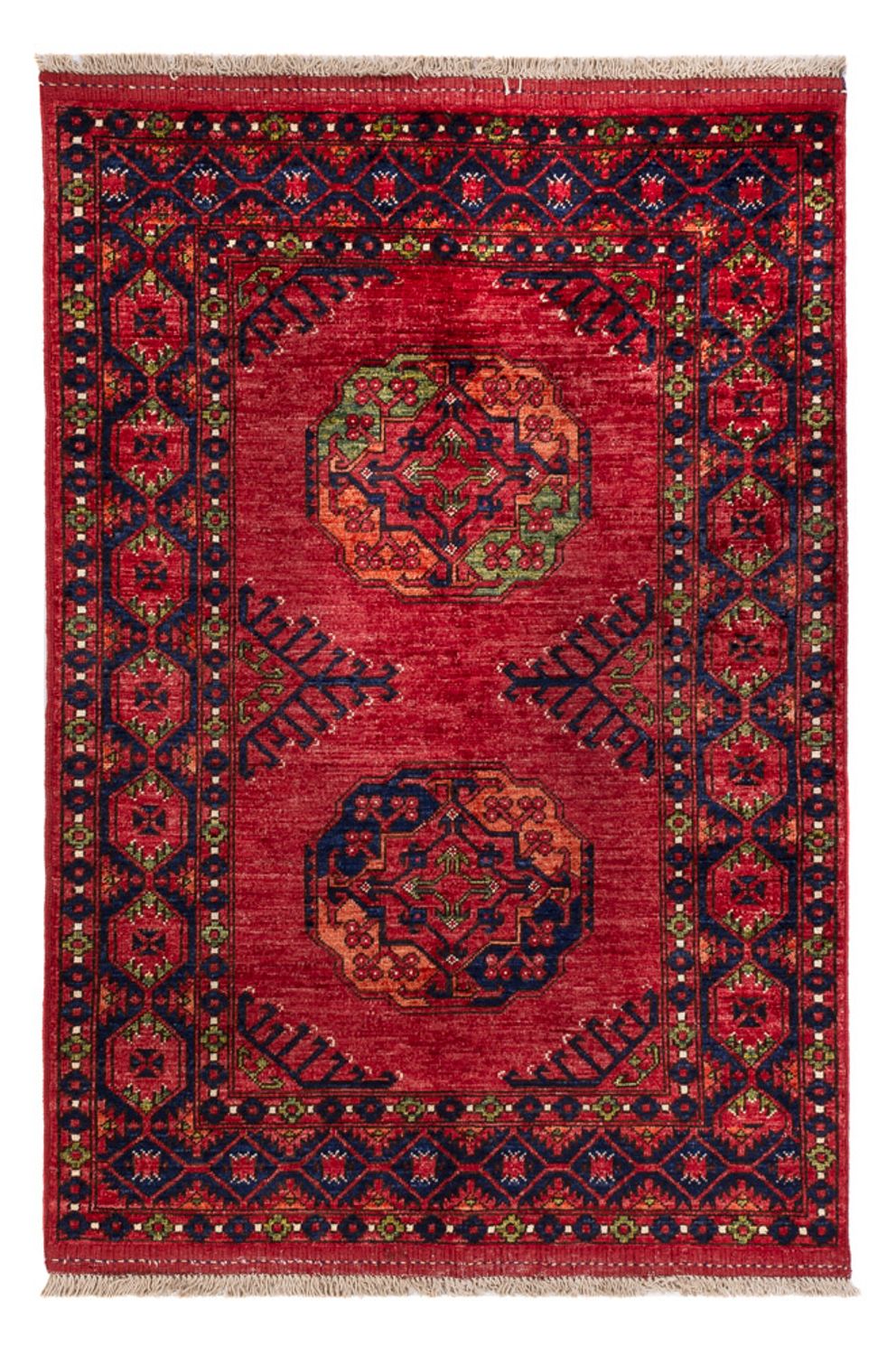 Afghan Rug - Kunduz - 148 x 100 cm - red