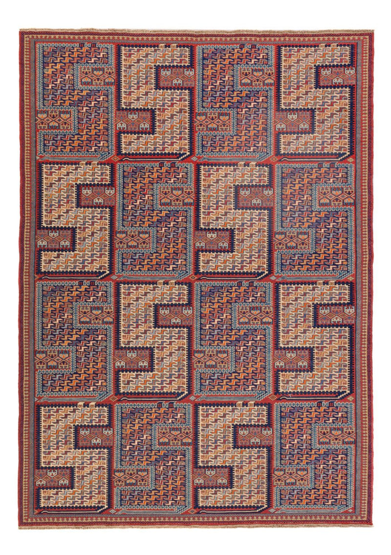 Kelim Rug - Oriental - Soumak - 217 x 157 cm - multicolored