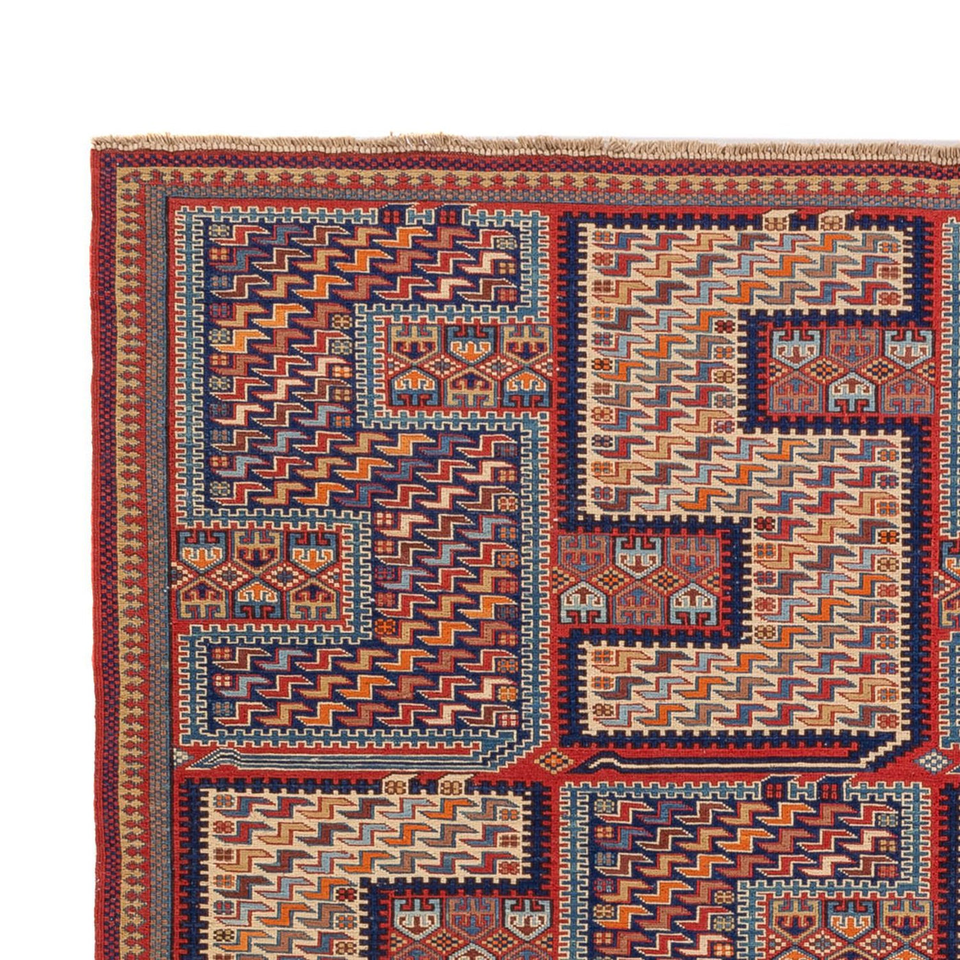 Kelim Rug - Oriental - Soumak - 217 x 157 cm - multicolored