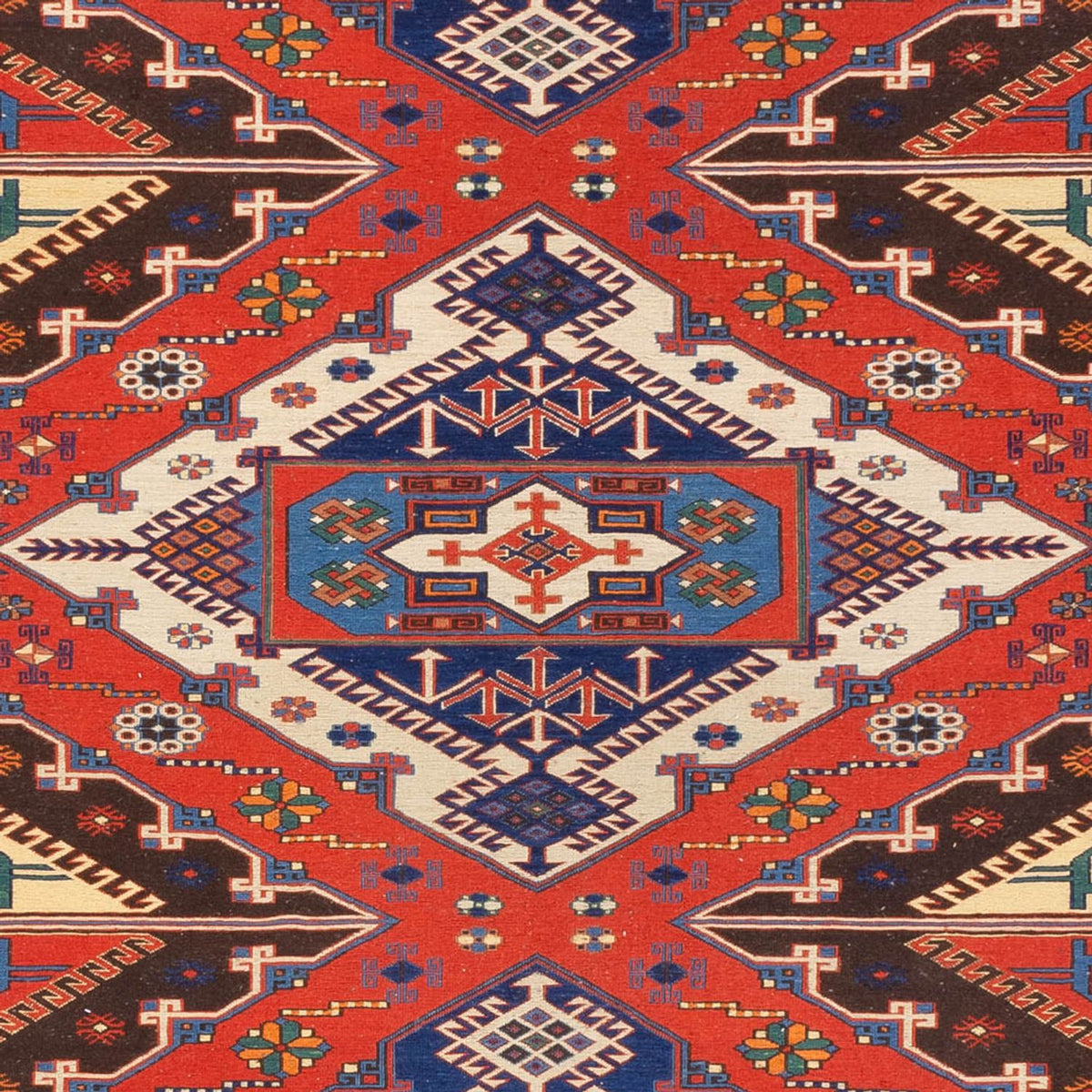 Kelim Rug - Oriental - Soumak - 272 x 204 cm - rust
