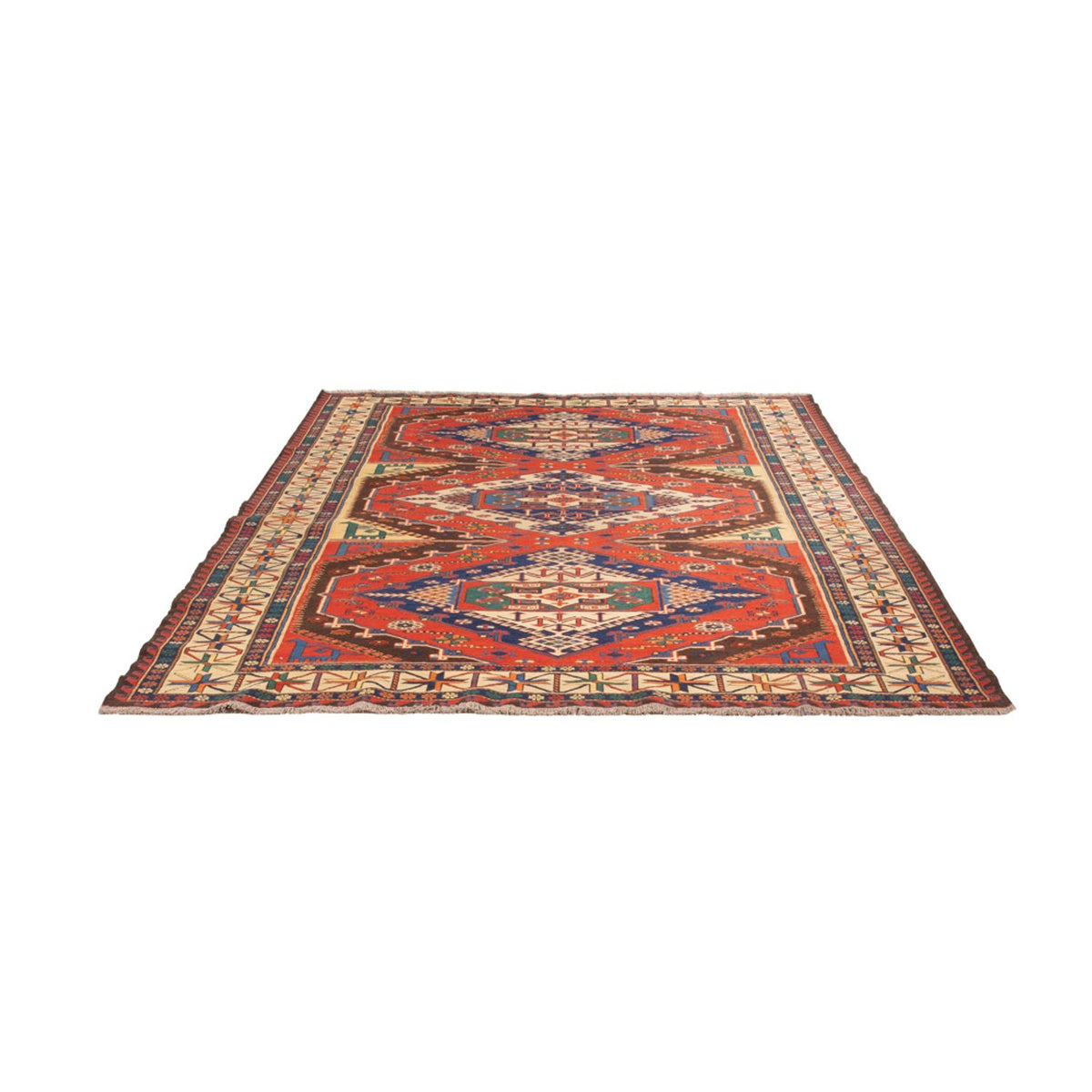 Kelim Rug - Oriental - Soumak - 272 x 204 cm - rust