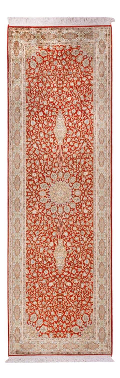 Kashmir Silk Rug 251x79cm - Oriental Rug