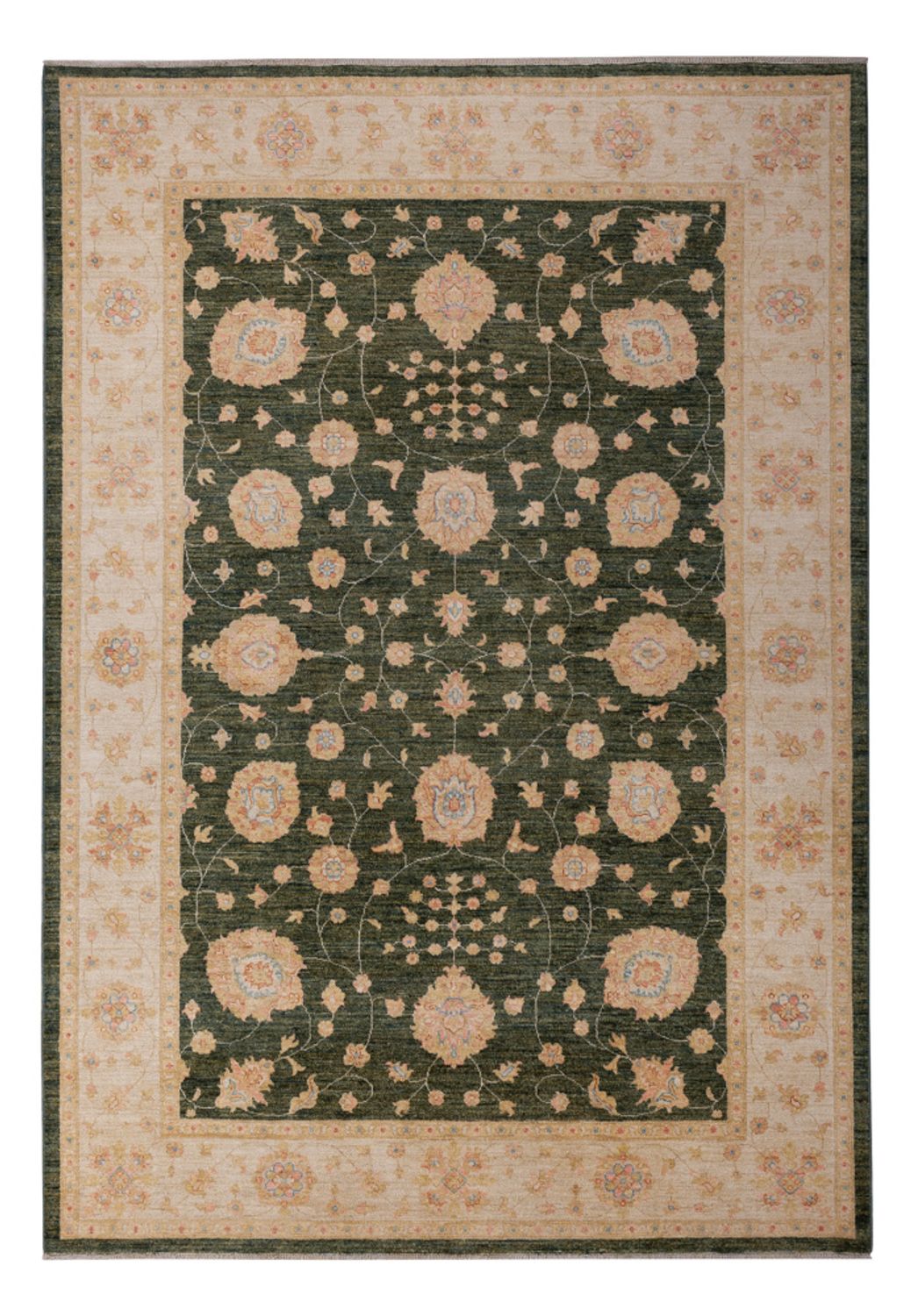 Ziegler Rug - 298 x 205 cm - dark green