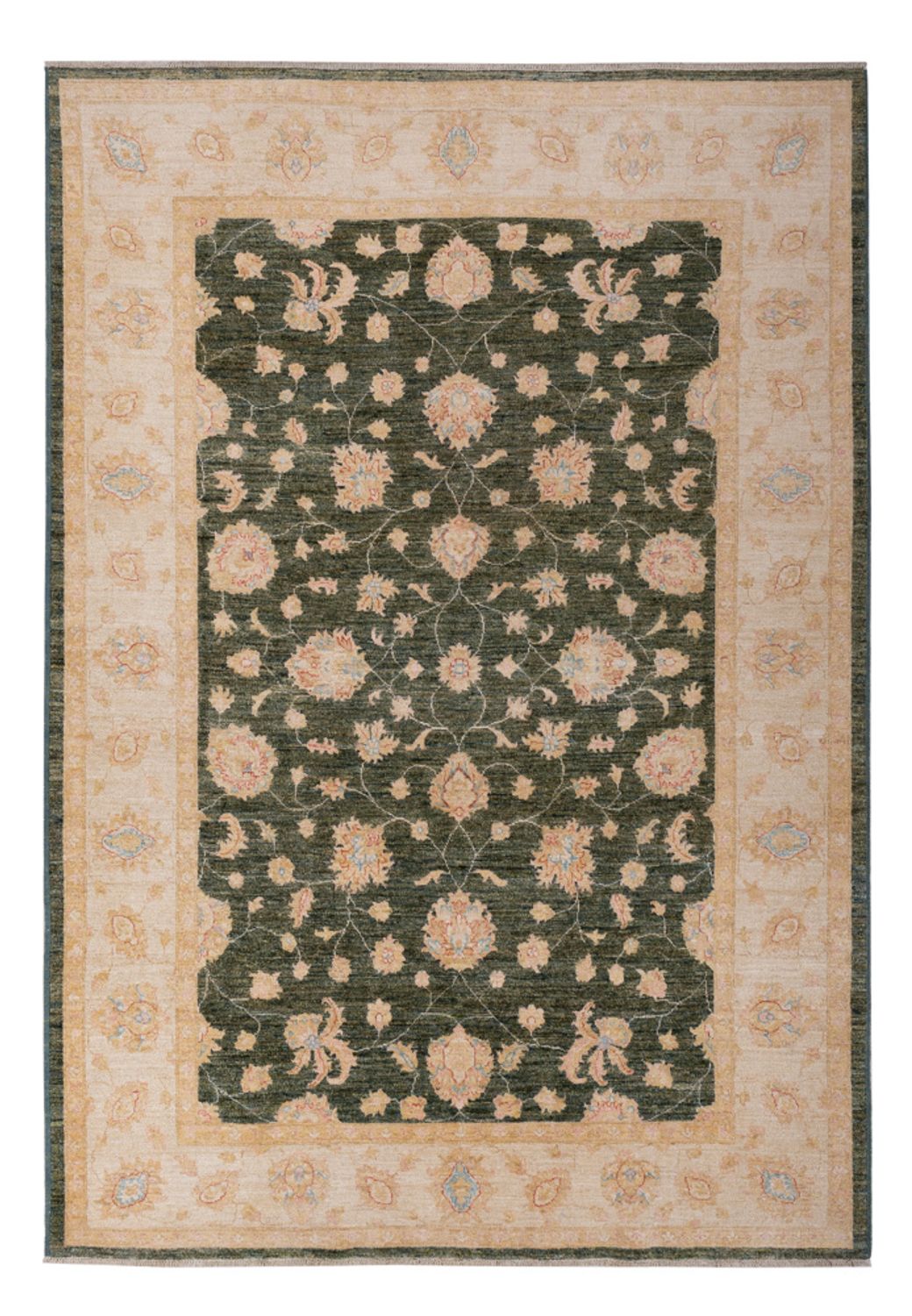 Ziegler Rug - 294 x 201 cm - dark green