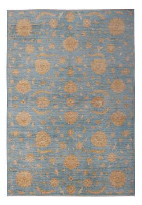 Ziegler Rug - Modern - 300 x 207 cm - blue