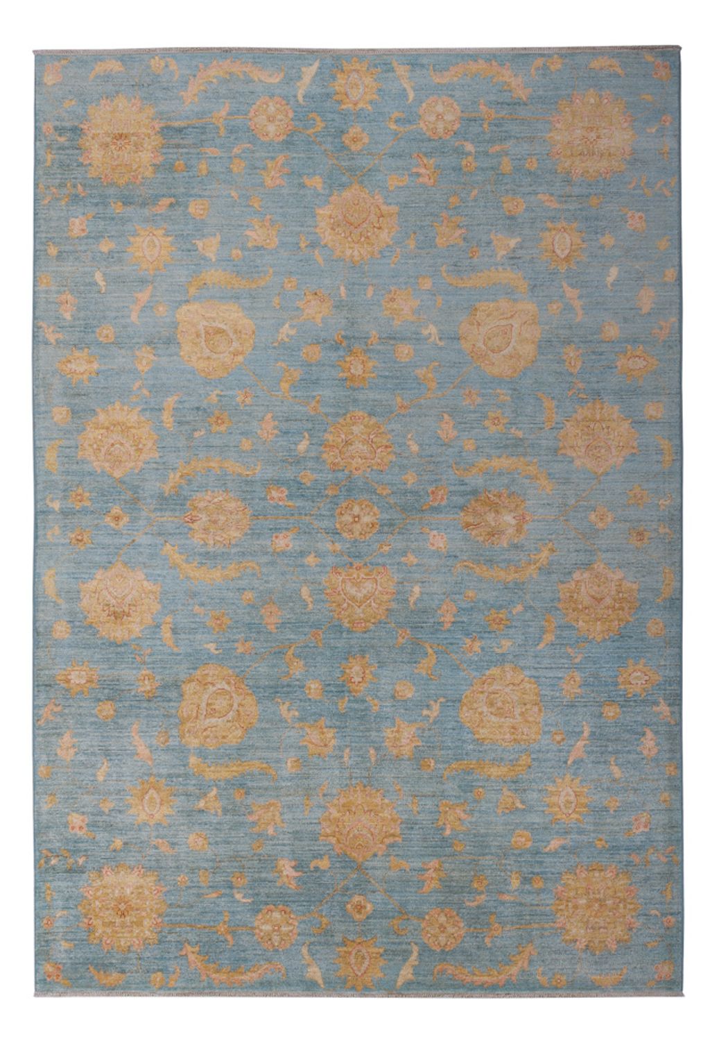 Ziegler Rug - Modern - 300 x 207 cm - blue