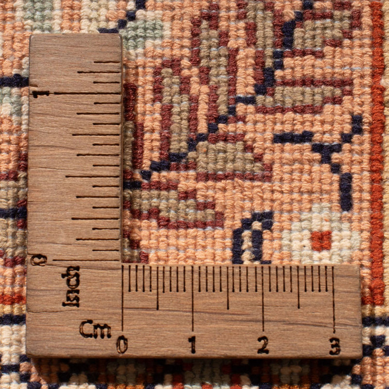 Runner Silk Rug - Kashmir Silk - 298 x 77 cm - dark beige