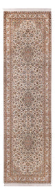 Runner Silk Rug - Kashmir Silk - 290 x 81 cm - light beige