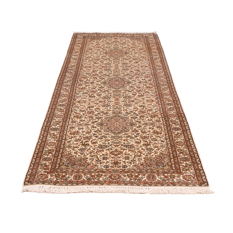 Runner Silk Rug - Kashmir Silk - 290 x 81 cm - light beige