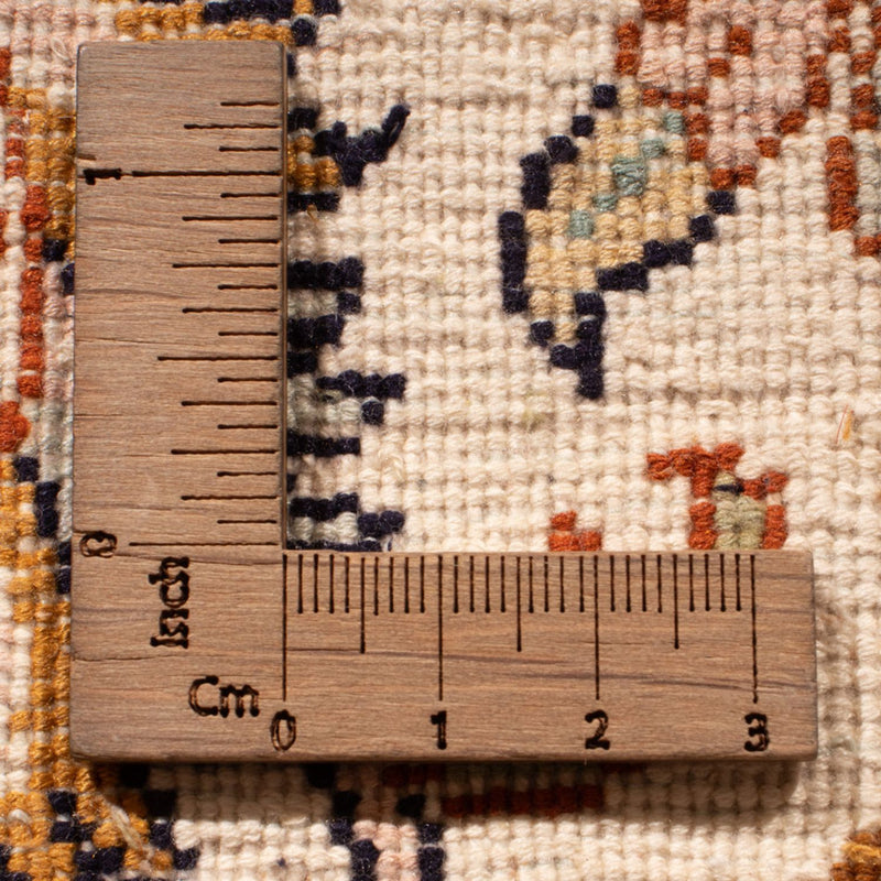 Runner Silk Rug - Kashmir Silk - 325 x 76 cm - light beige