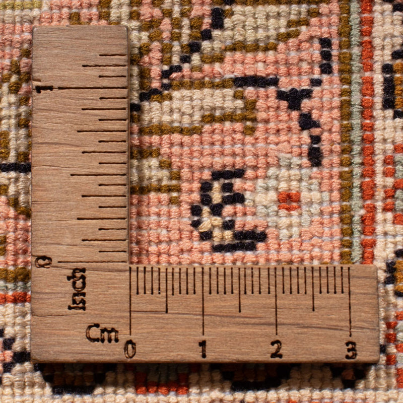 Runner Silk Rug - Kashmir Silk - 282 x 79 cm - dark beige