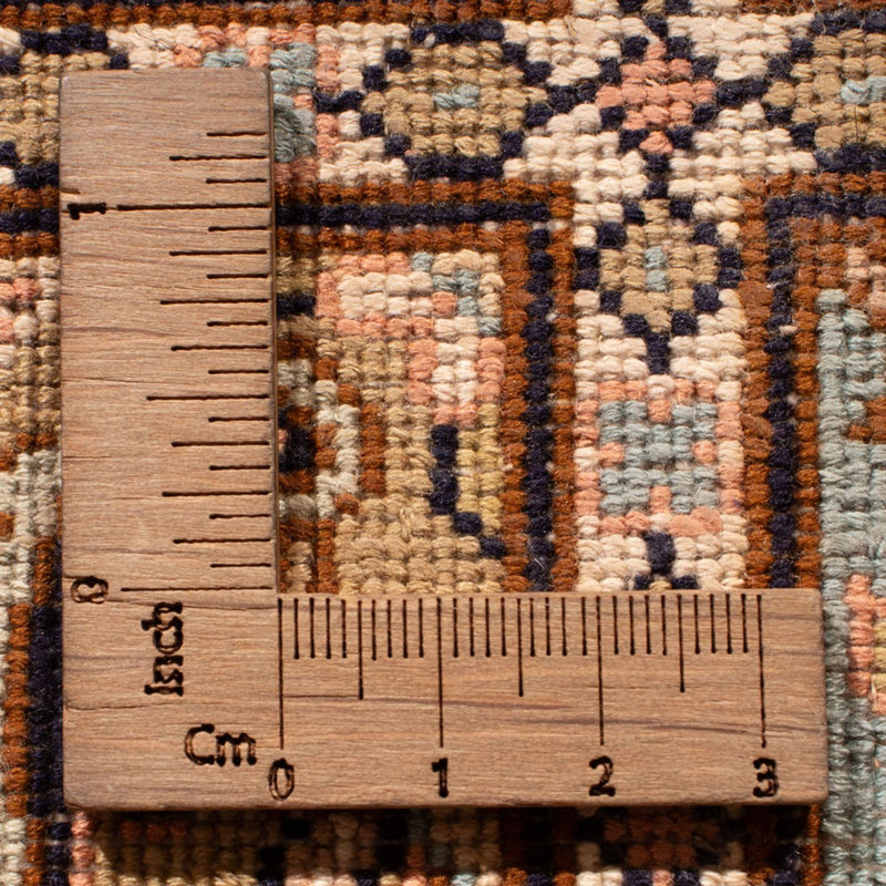 Runner Silk Rug - Kashmir Silk - 304 x 77 cm - dark beige