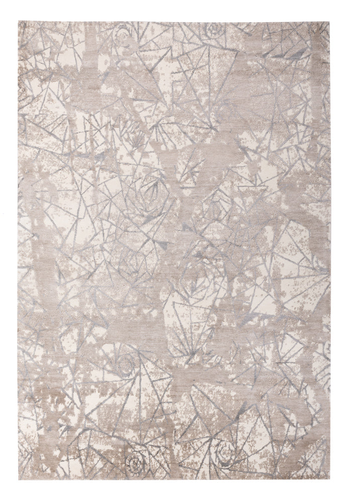 Designer Rug - 304 x 204 cm - silver