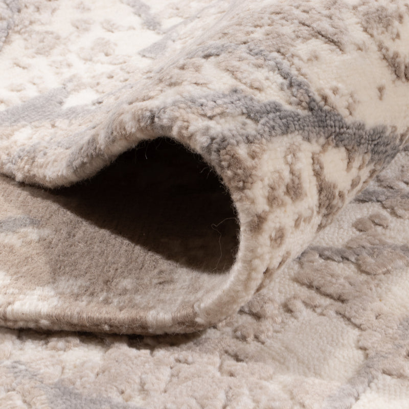 Designer Rug - 304 x 204 cm - silver