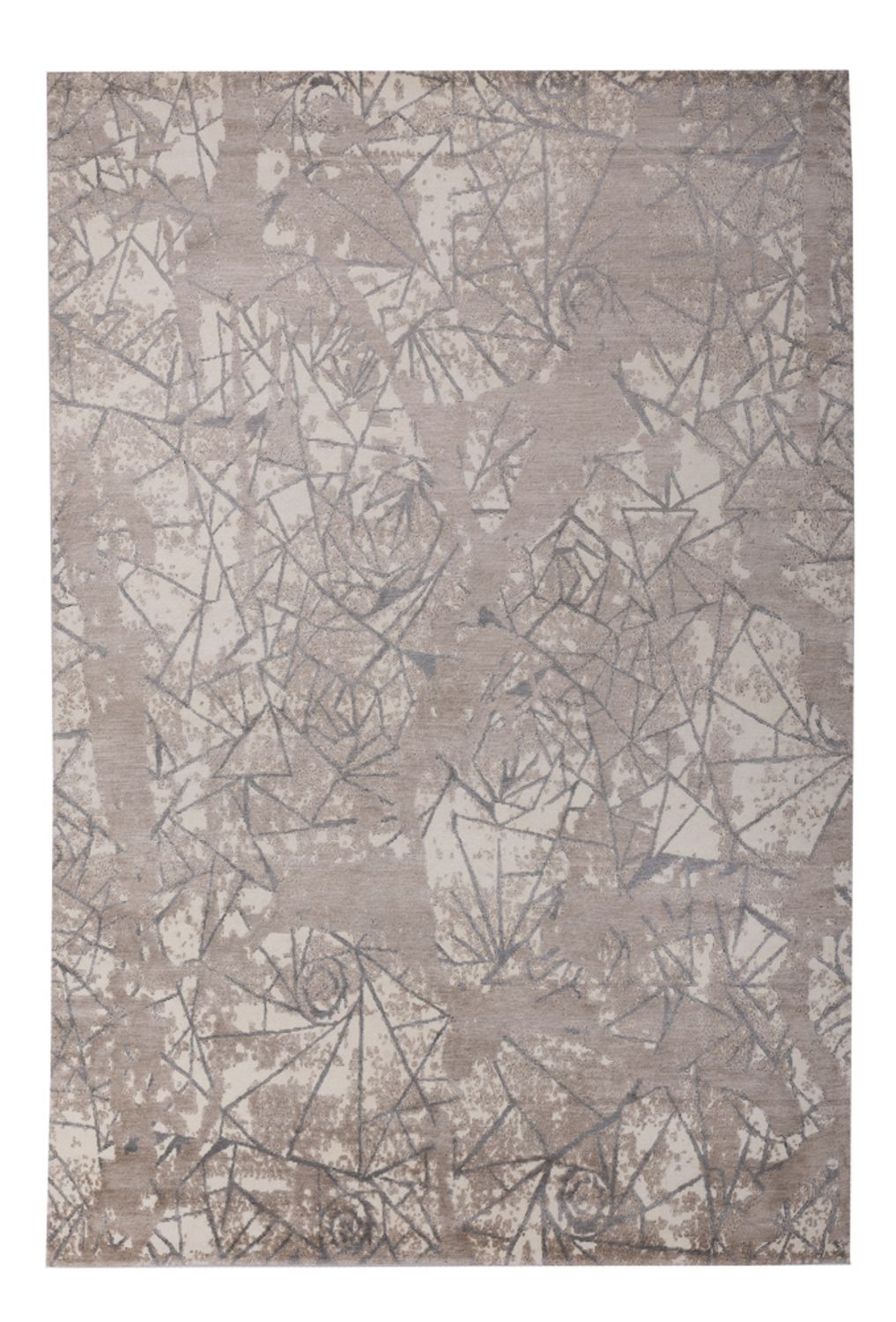 Designer Rug - 301 x 204 cm - silver