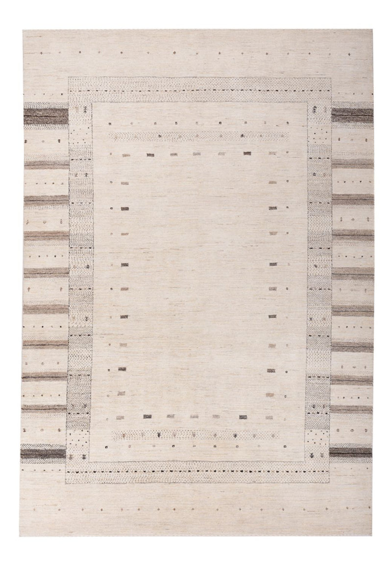 Gabbeh Rug - Loribaft Indus - 302 x 202 cm - cream