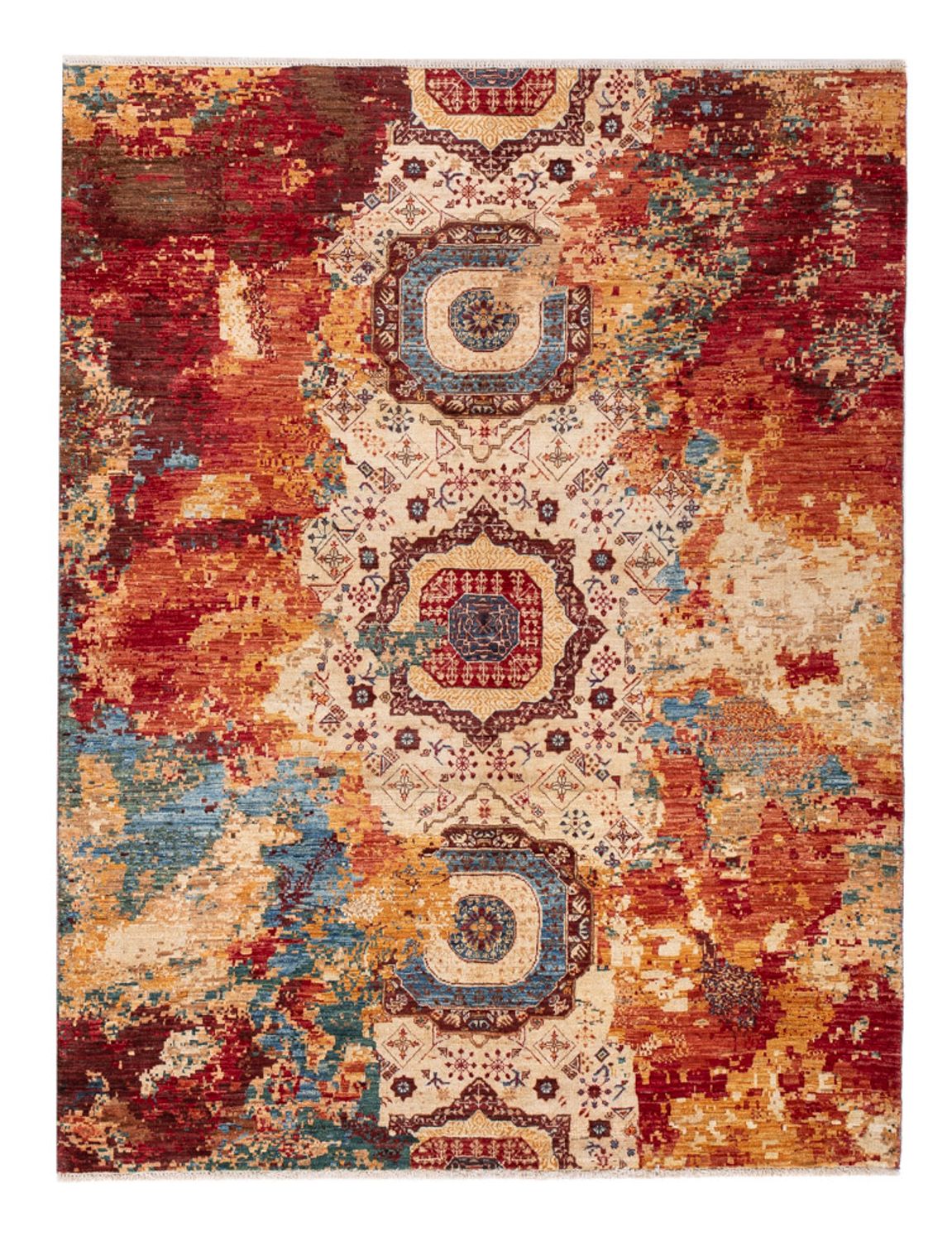 Designer Rug - 200 x 155 cm - multicolored