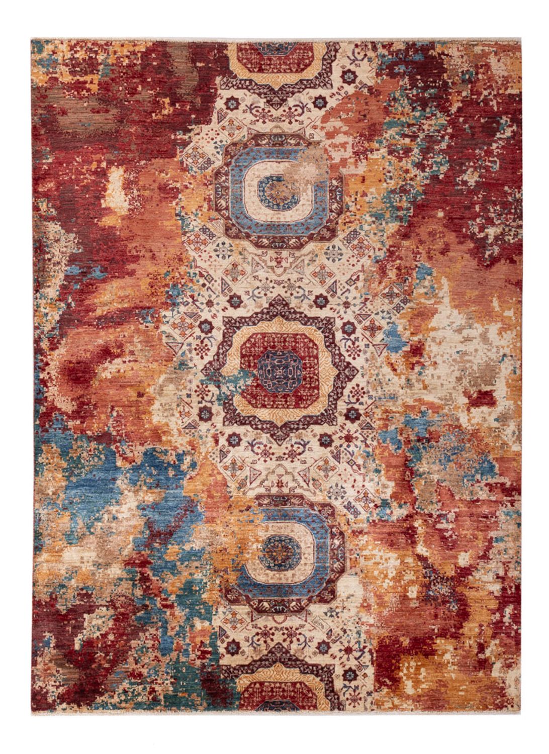 Designer Rug - 228 x 170 cm - multicolored