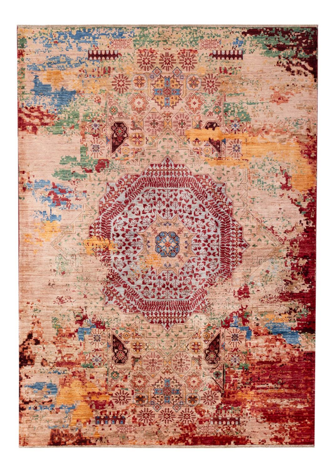 Designer Rug - 239 x 175 cm - multicolored